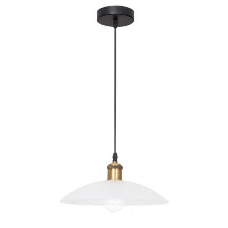 Lustre Dormitor - Lustra rotunda alba tip pendul Malo Ø 30/40 cm, din sticla, inaltime reglabila, 9181300 - Novaluce