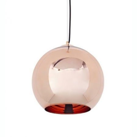 Lustre Dormitor - Lustra rotunda design Arif, diferite dimensiuni, cupru oglinda, JX8041-35 - King