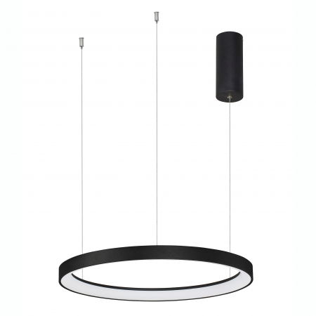 Lustre - Lustra rotunda dimabila LED alba/neagra Naye 48/58/78 cm, design minimalist, 9853682 - Novaluce