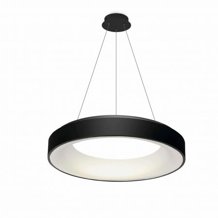Lustre Dormitor - Lustra rotunda LED dimabila alba/neagra/gri Ivay Ø 45/55/78 cm, design modern, AZ 3437 - Azzardo