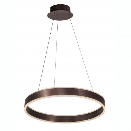 Lustre Dormitor - Lustra rotunda maro dimabila LED Mina Ø60 cm, design modern, 88622101 D - Novaluce