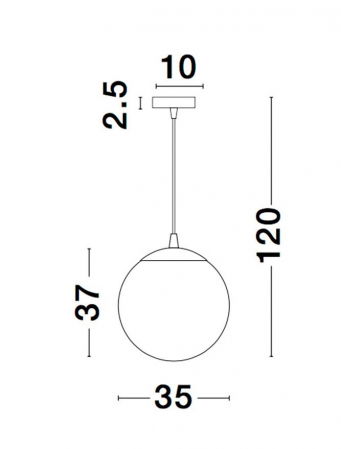 Lustra rotunda sticla cupru/auriu Tabani Ø 25/35 cm, inaltime reglabila, 9080351 - Novaluce [18]