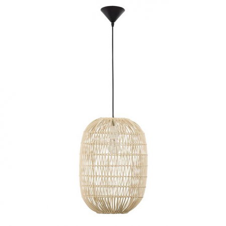 Lustre Dormitor - Lustra tip pendul Vedrana din ratan Ø 30 cm, inaltime reglabila, 9586766 - Novaluce