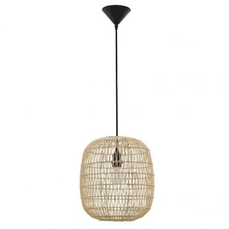 Lustre Dormitor - Lustra tip pendul Vedrana din ratan Ø 30 cm, inaltime reglabila, 9858719 - Novaluce