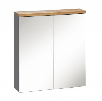 Produse - Oglinda baie 60/80 cm GRAFIT Bali cu spatiu depozitare COMAD