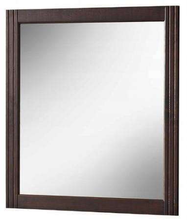 Oglinzi - Oglinda baie Retro 73x80 cm, rama din lemn masiv, design vintage, COMAD