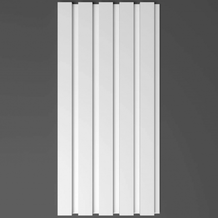 Panouri riflaje - Panou decorativ 3D din poliuretan flexibil, model Riflaj W371F - 25x1.9x200 cm