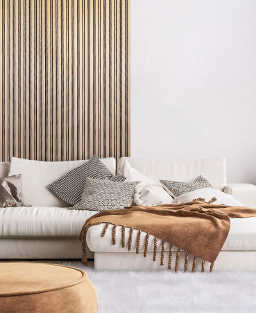 Produse - Panou riflat 3D Milo, Oak Sonoma, 270x11.6cm, Lamelio