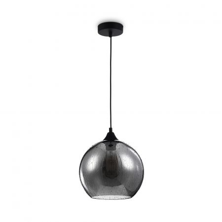 Lustre Dormitor - Pendul Bergen T314-11-B, 1xE27, negru+fumuriu, IP20, Maytoni