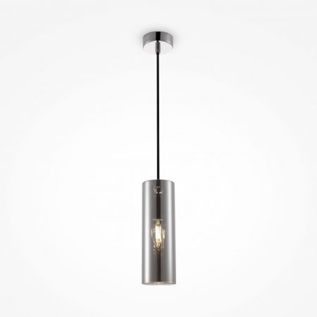 Lustre Dormitor - Pendul Gioia P011PL-01CH, 1xE14, crom+fumuriu, IP20, Maytoni
