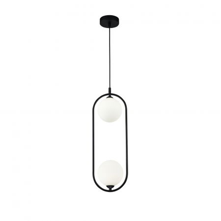 Lustre Dormitor - Pendul Ring MOD013PL-02B, 2xG9, neagra, IP20, Maytoni