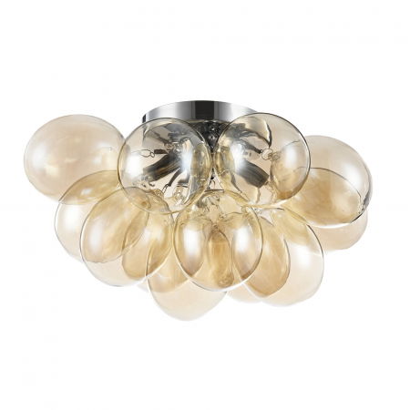 Lustre Dormitor - Plafoniera Balbo MOD112-04-G, 4xG9, nichel+cognac, IP20, Maytoni