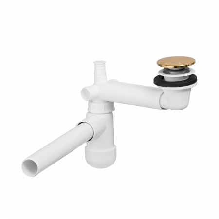 Produse - Sifon baie 400 auriu PRELOC special pentru masti cu sertar COMAD