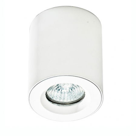 Lustra baie - Spot baie rotund aplicat Netta 8x8 cm, metal alb/negru/crom forma cilindrica, IP54, AZ 2559 - Azzardo