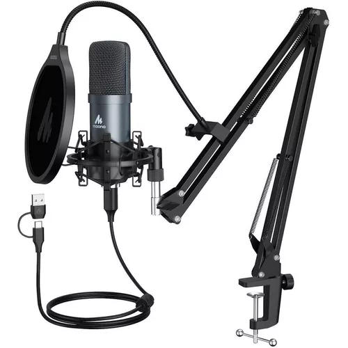 Microfoane - Microfon condensator USB de înaltă calitate pentru sunet de podcast la nivel de studio