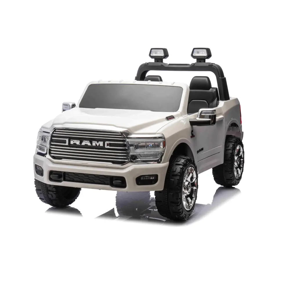 Vehicule cu acumulatori - Mașină pe acumulator XXL RAM 3500 (albă)