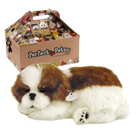 Interactive - Cățeluș de pluș Shih Tzu Perfect Petzzz care respiră