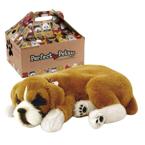 Interactive - Cățeluș de pluș Boxer Perfect Petzzz care respiră