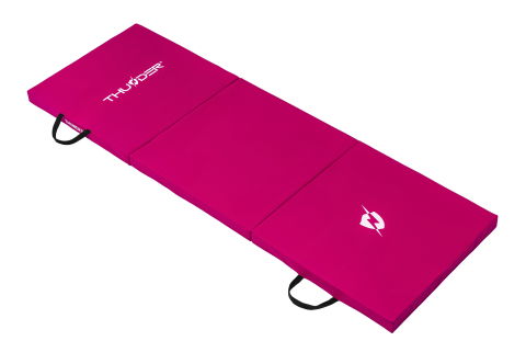 Sport și Agrement - Covoraș de gimnastică pliabil THUNDER (180×60×4 cm) – Roz intens