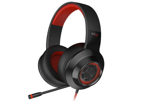 Calculatoare - Edifier Gaming On-ear Headphones with MIc G4 USB, Black-Red