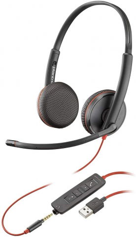 Calculatoare - Plantronics Blackwire C3225 Headset USB-A