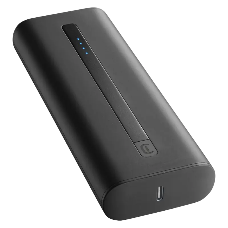PowerBank - Power Bank Cellularline 20000mAh, PD Thunder, Negru
