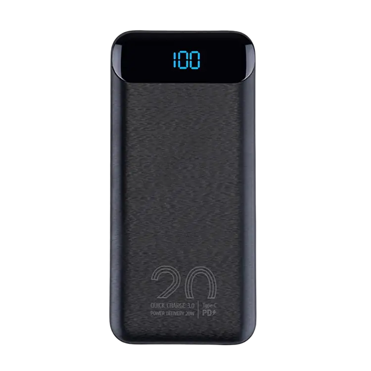 PowerBank - Power Bank Rivacase 20000 mAh QC 3.0/PD 20W, VA2580, Negru
