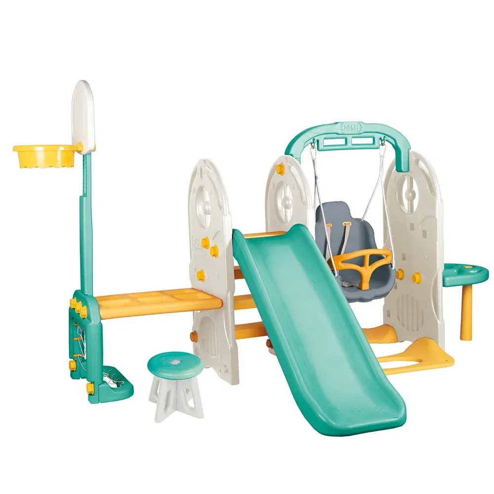 Teren de joaca - Tobogan cu scrânciob 7 în 1 pentru copii