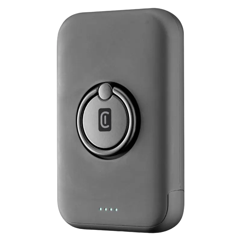 PowerBank - Wireless Power Bank Cellularline 5000mAh, MAG, Negru