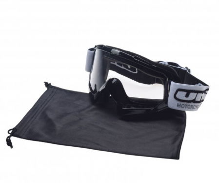 Ochelari - Ochelari motocross/atv/enduro Unit, culoare rama negru, lentila transparenta