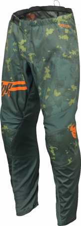 Pantaloni - Pantaloni atv/cross copii Thor Digi Camo, culoare verde/camo, marime 26