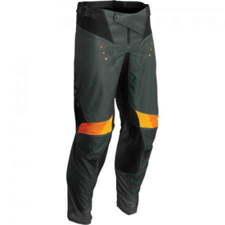 Pantaloni - Pantaloni atv/cross Thor Pulse React, culoare army/negru, marime 36