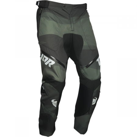 Pantaloni - Pantaloni motocross Thor Terrain in cizme culoare Camo marime 32