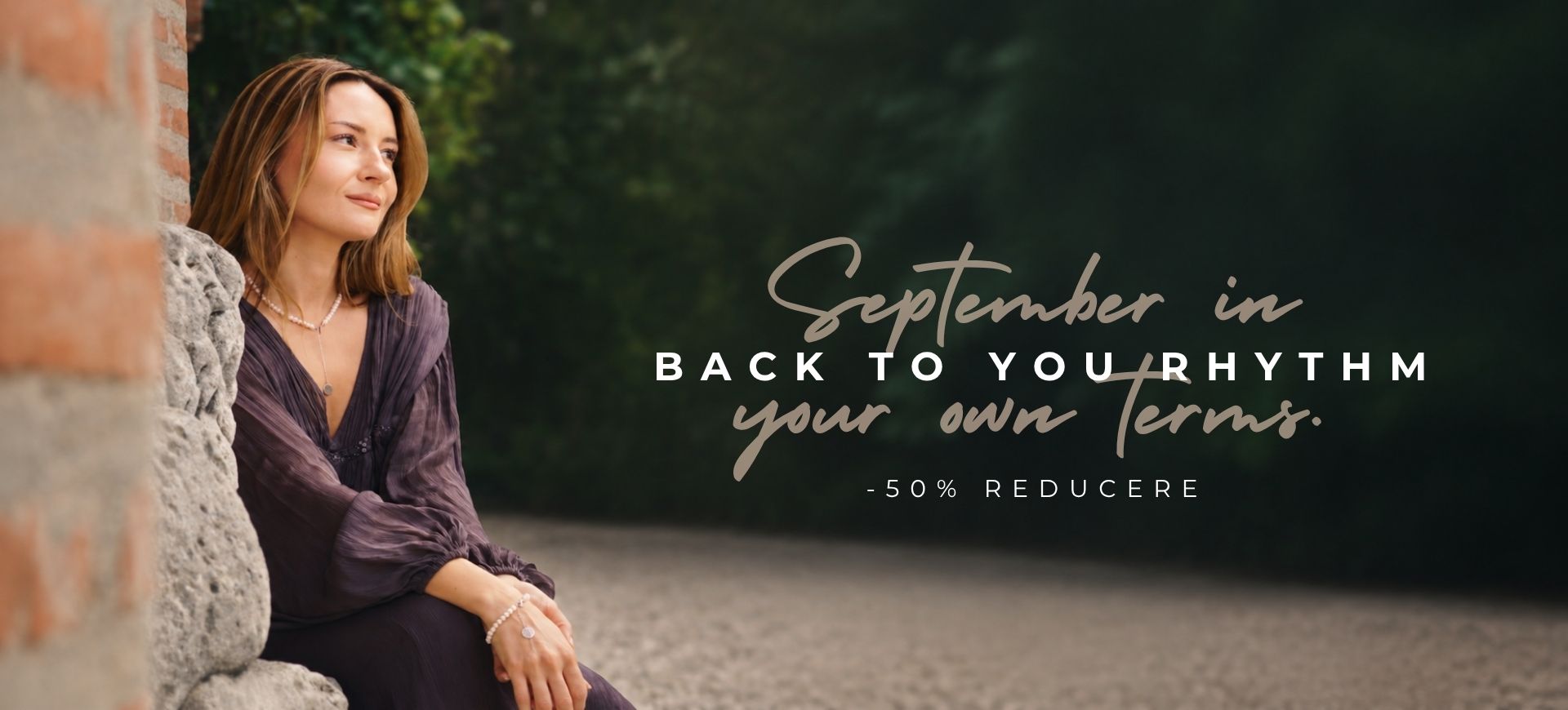 Bijuterii Argint și Perle Naturale de Cultura Cadou reduceri toamna bijuterii NURIA Promotii Back to your rhythm. September in your own terms. discount promotii bijuterii statement
