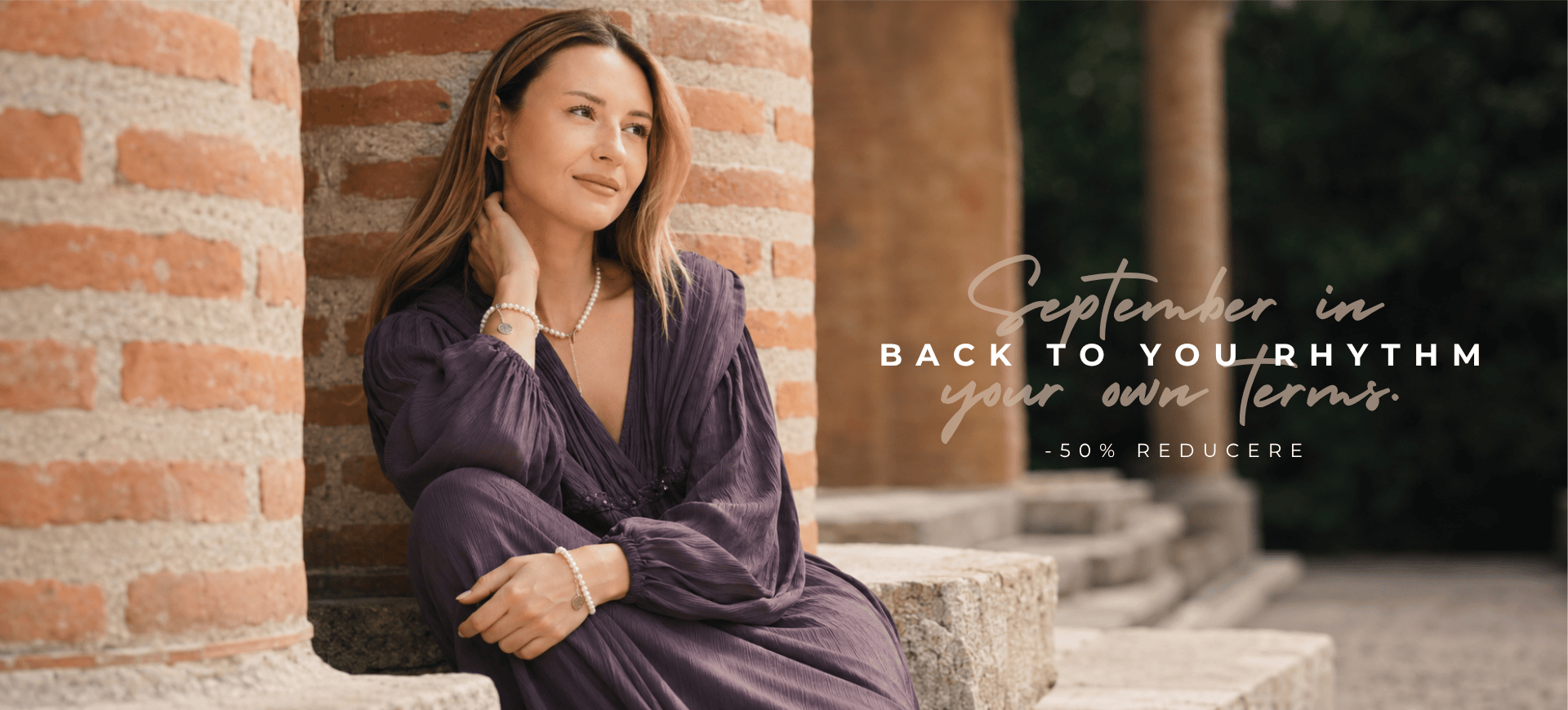Bijuterii Argint și Perle Naturale de Cultura Cadou reduceri toamna bijuterii NURIA Promotii Back to your rhythm. September in your own terms. discount promotii bijuterii statement
