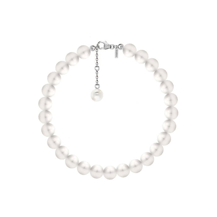 Set Colier și Brățară Argint cu Perle Naturale de Cultură Large String Silver [9]