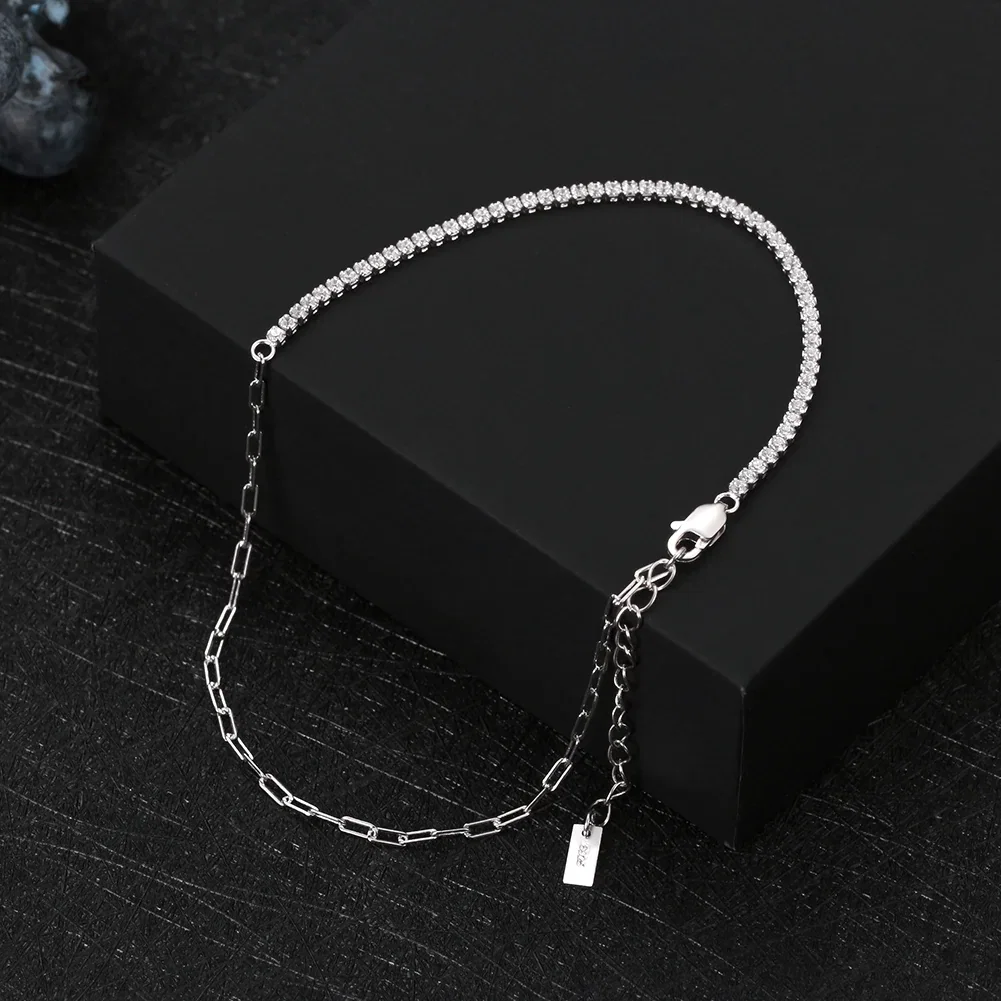 Brățară de picior din Argint Adjustable Silver Tennis [2]