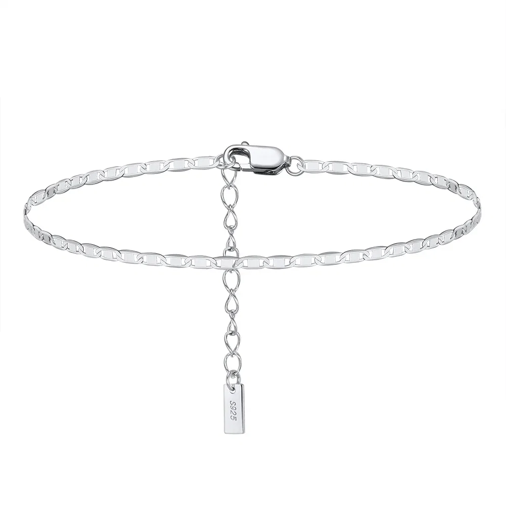 Brățară de picior din Argint Silver Tag Chain [1]