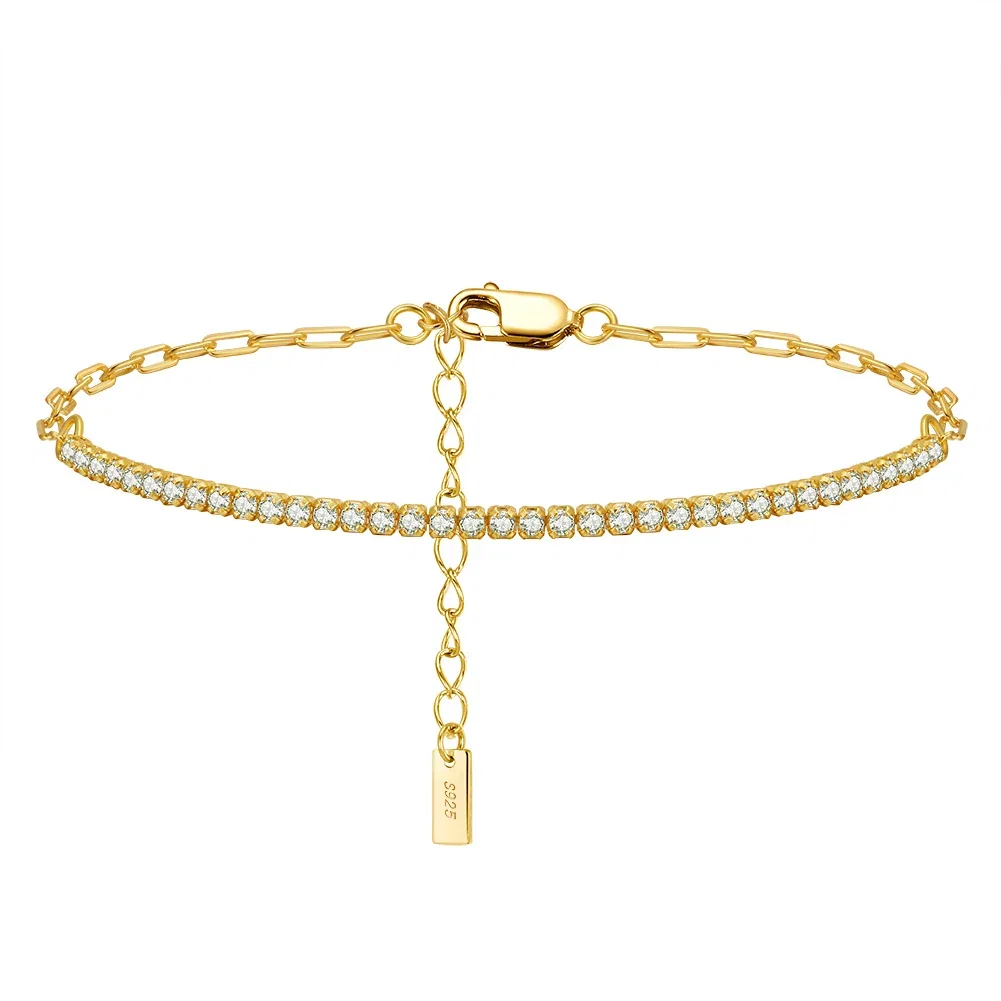 Brățară din Argint Adjustable Gold Tennis [1]