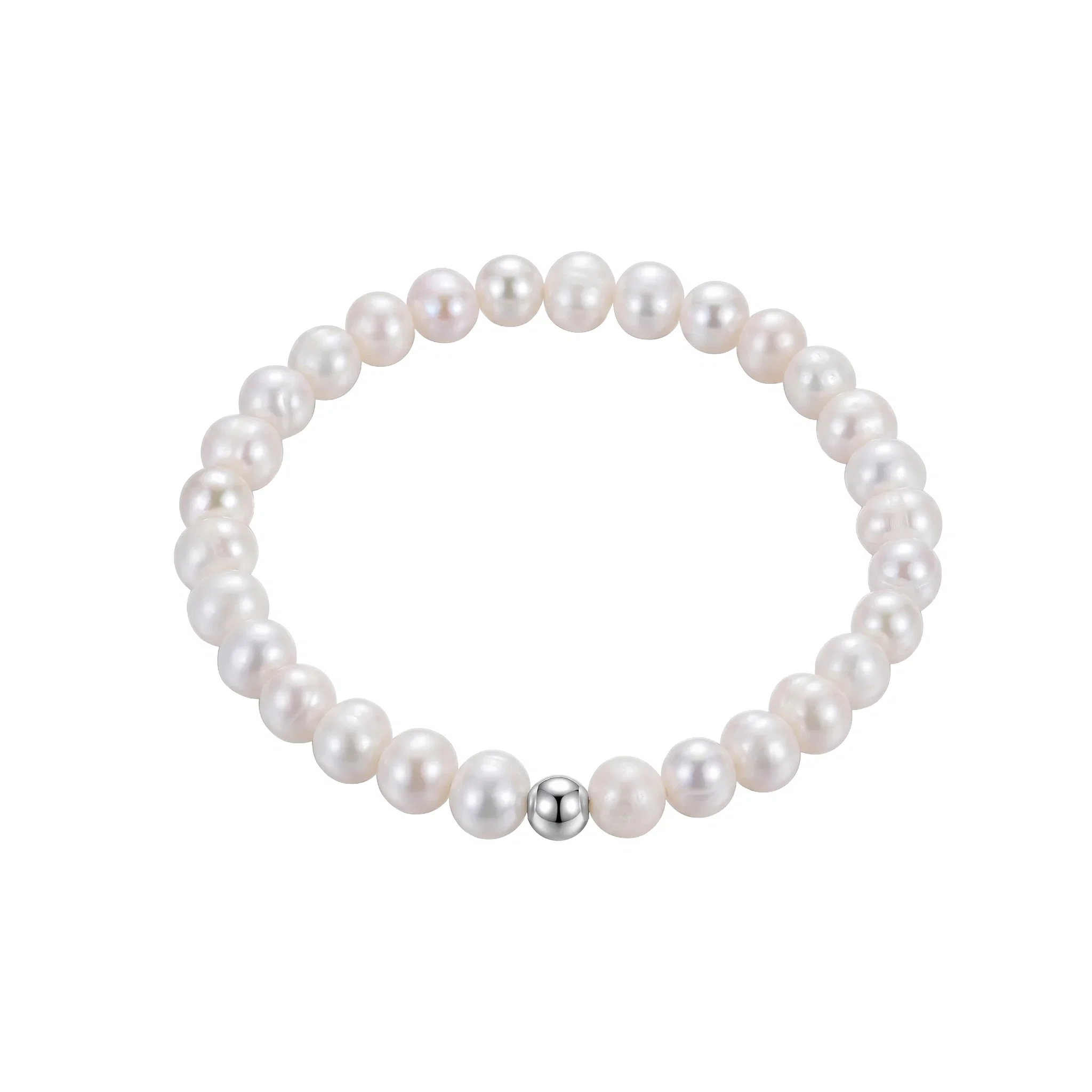 Brățară din Argint cu perle naturale de cultură Lustrous Pearl Embrace [1]