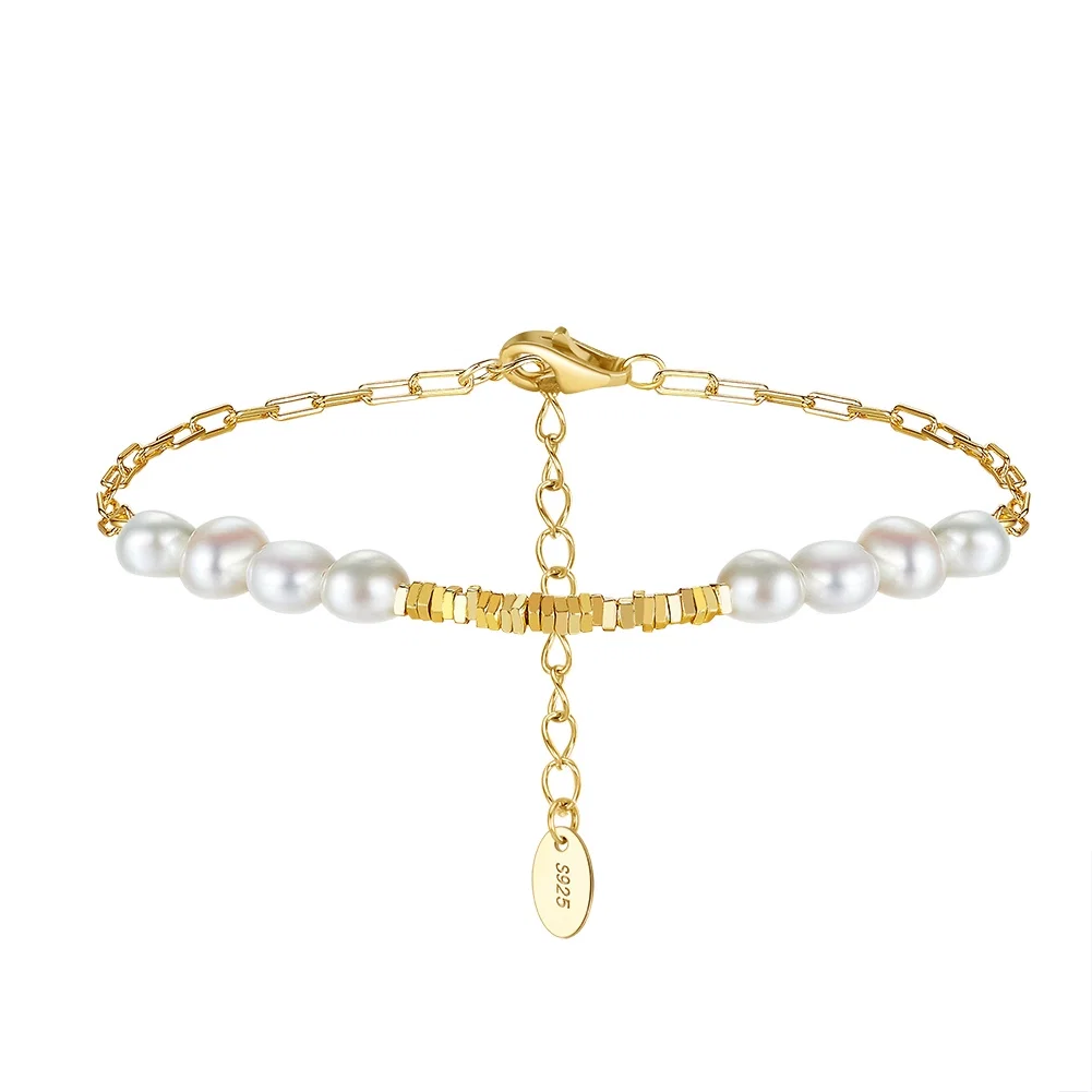 Brățară din Argint cu Perle Naturale de Cultură Pearl FLow [1]