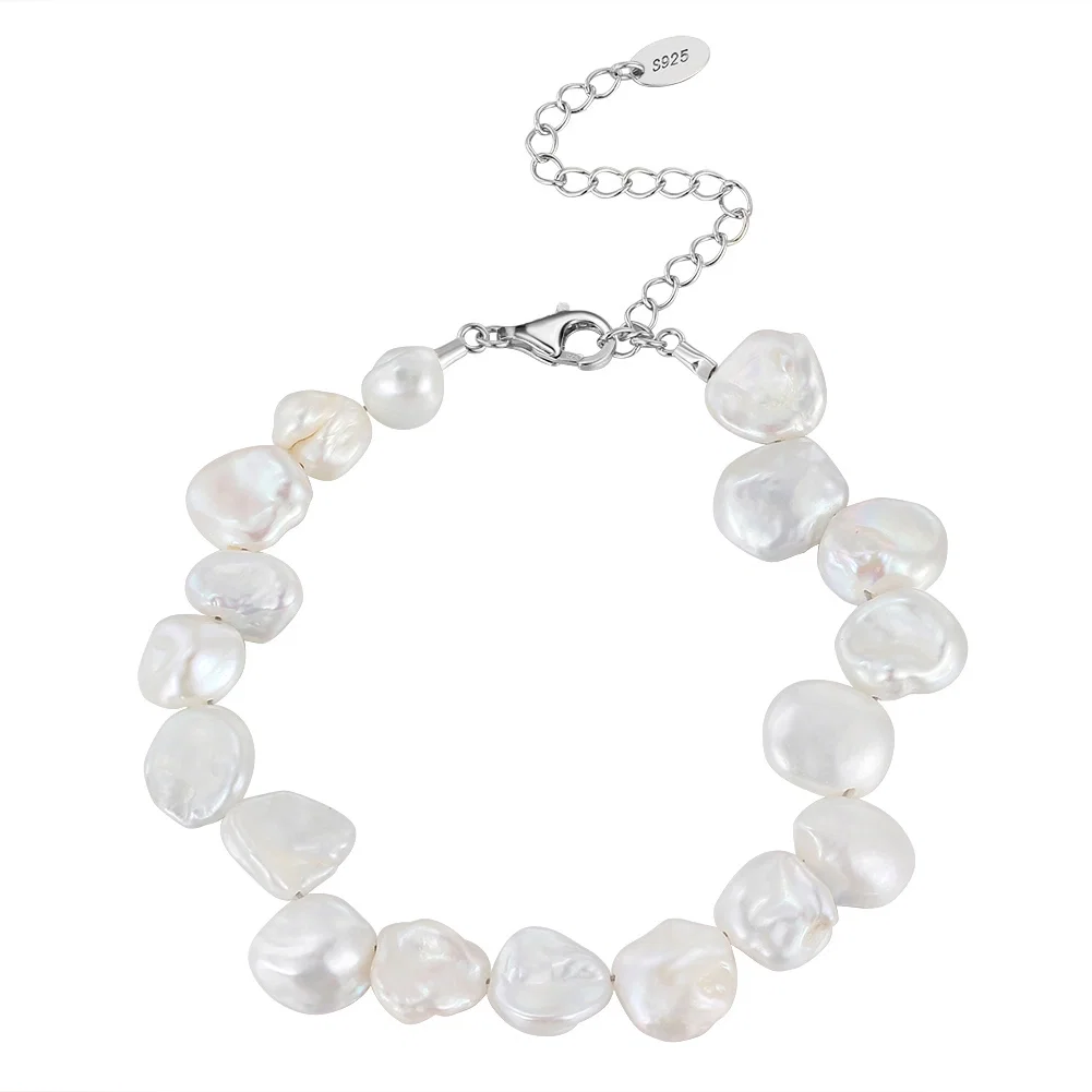 Brățară din Argint cu Perle Naturale de Cultură Pearl Silver Flow [1]