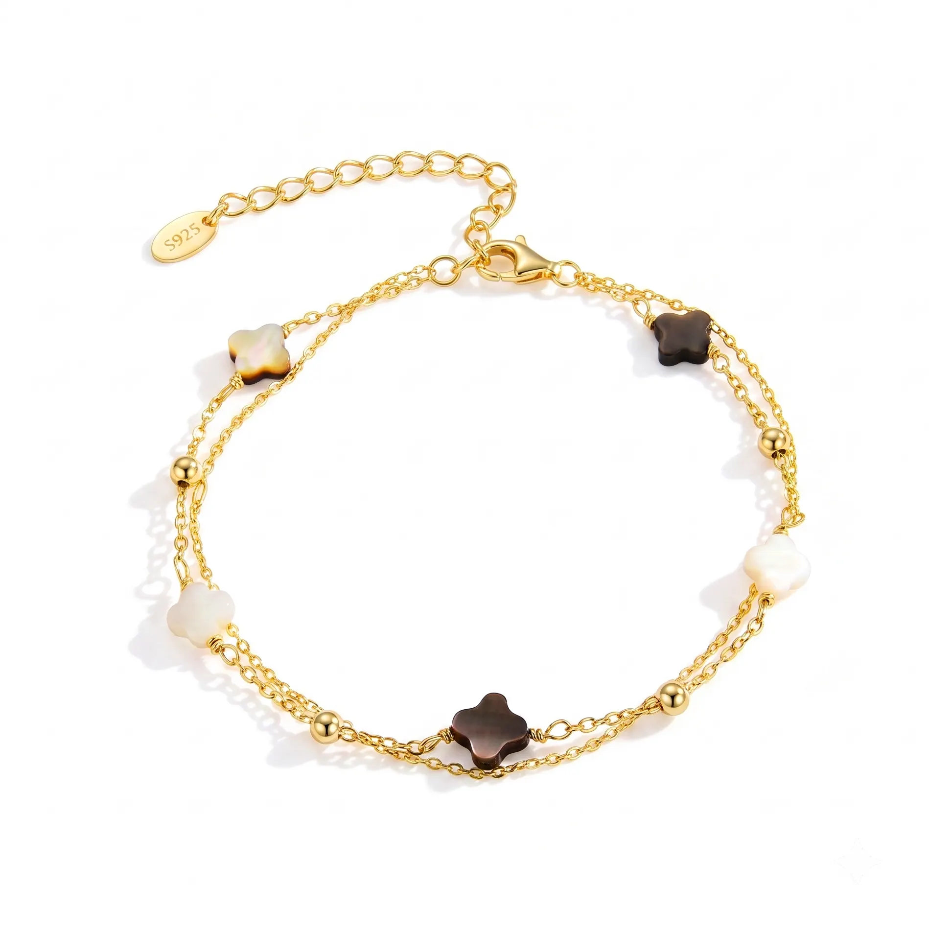 Brățară din Argint Double Chain Gold [1]