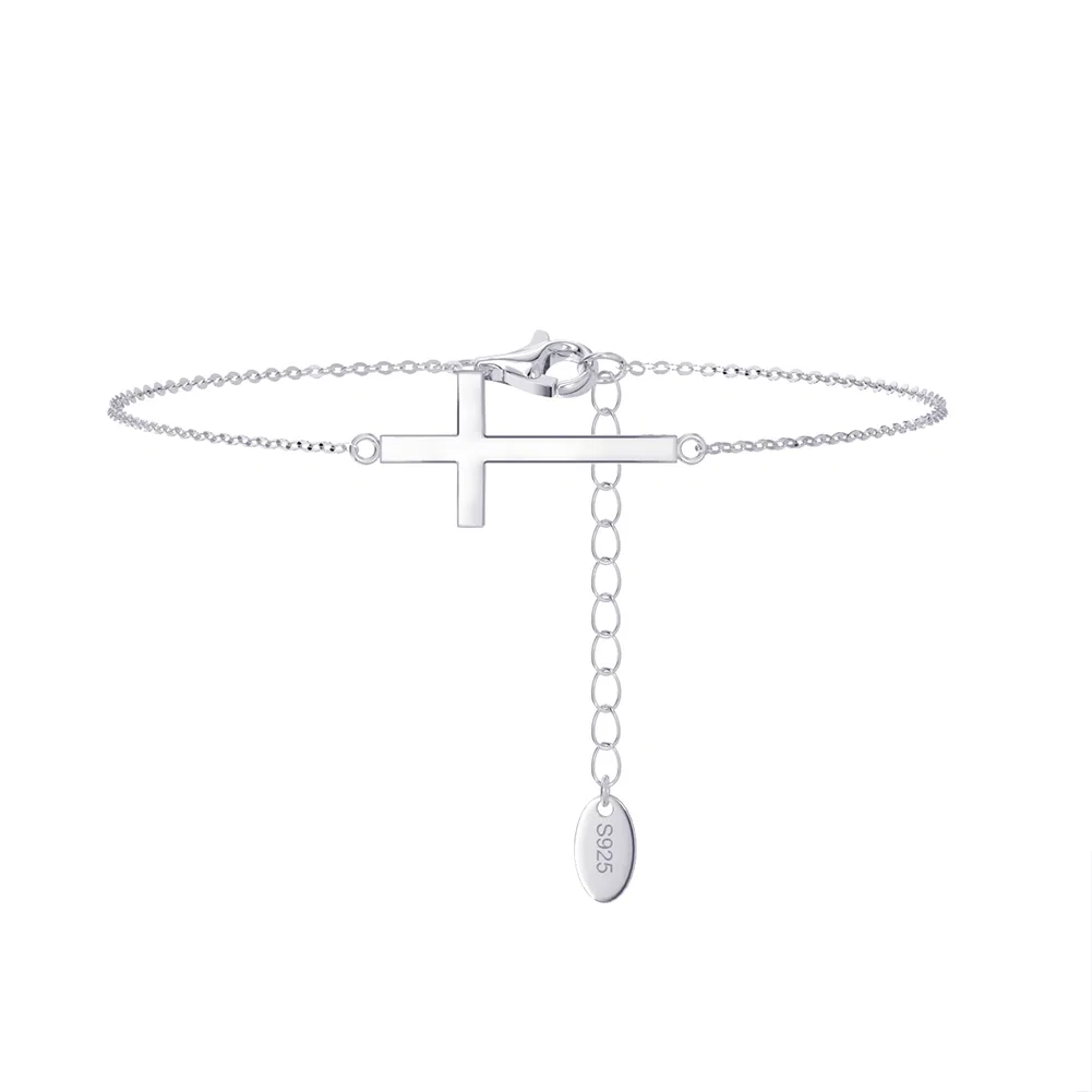 Set Brățară de Mână și Brățară de Picior din Argint Sterling Silver Cross [8]
