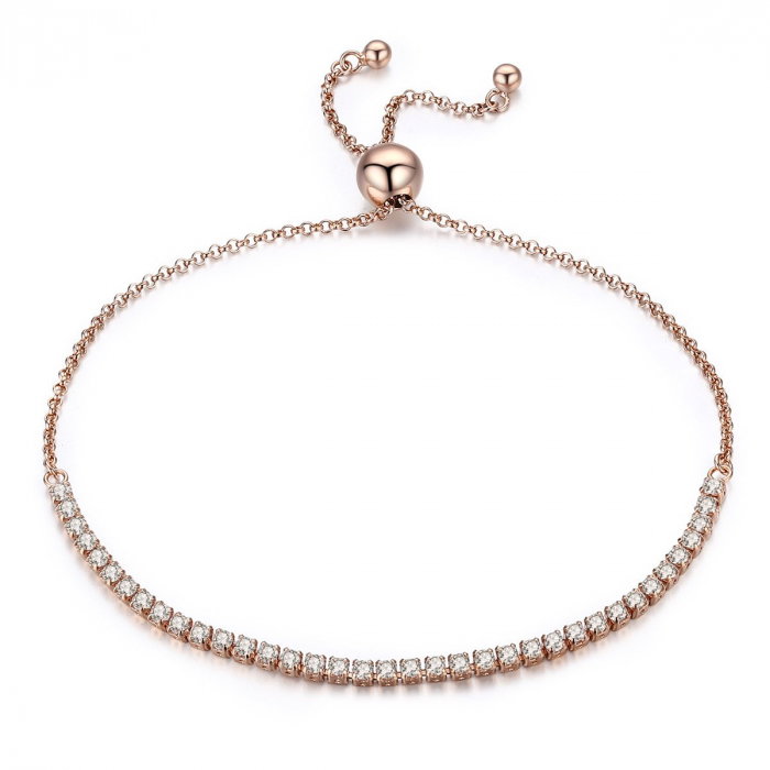 Brățară din argint Tennis Star Rose Gold [1]