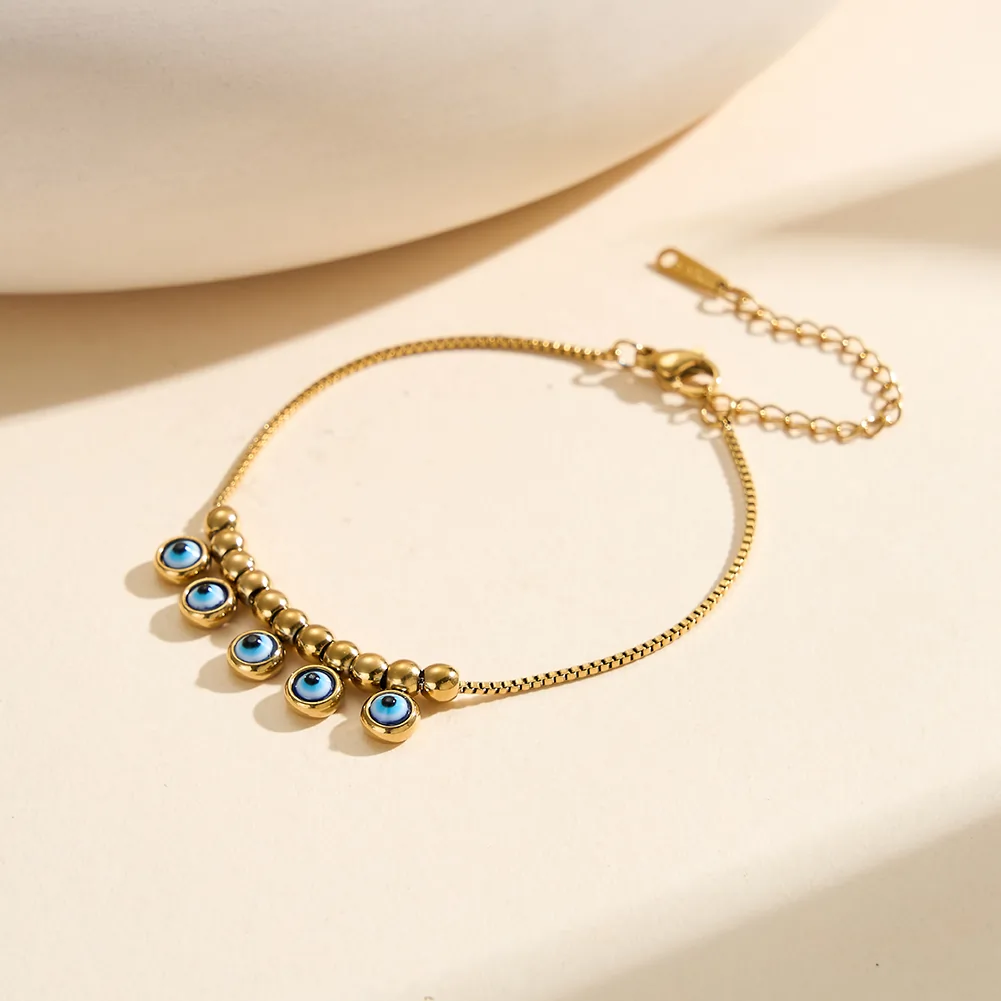 Brățară Statement Evil Eye Auriu [5]