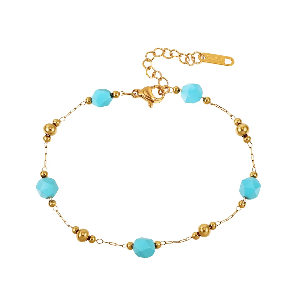 Brățară Statement Turquoise Auriu [1]