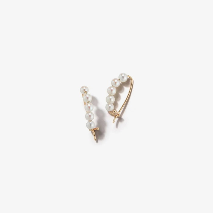 Set Colier și Cercei Argint cu Perle Naturale de Cultură Small String Perola [8]