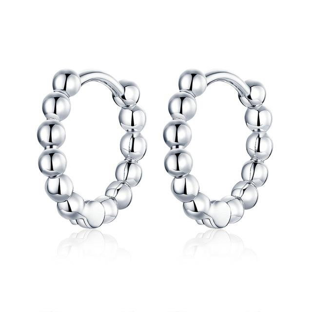 Cercei din argint Bubble Hoop [1]
