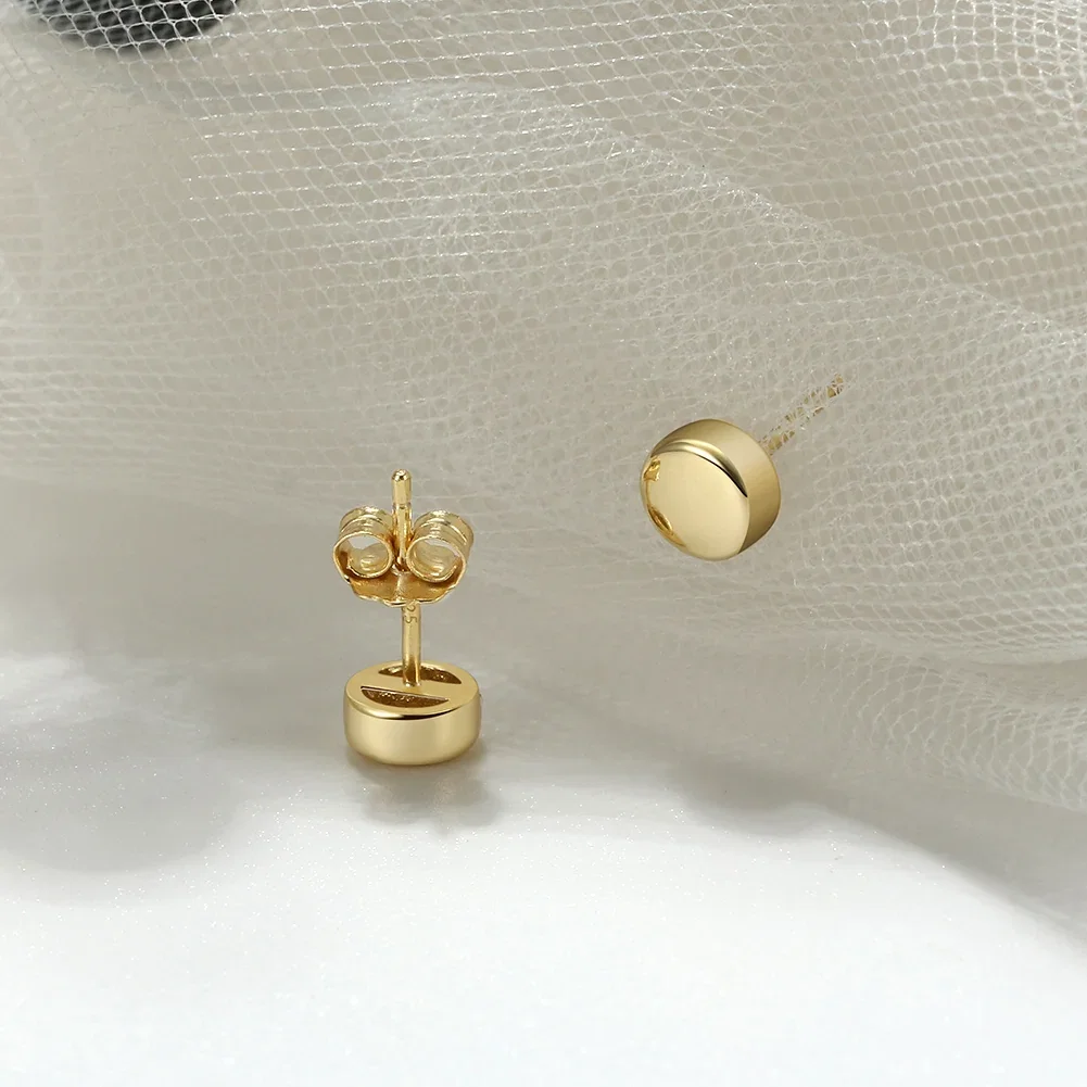 Cercei din Argint Buttons Rose Stud [3]